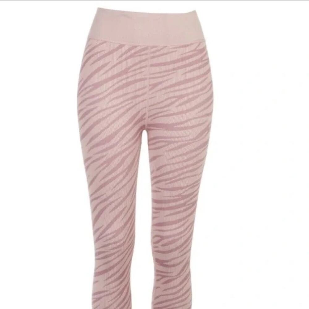 Women's Calvin Klein Zebra Athletic Leggings Size Medium